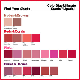 REVLON ColorStay box and shade chip showing Silhouette 001 color match guidance