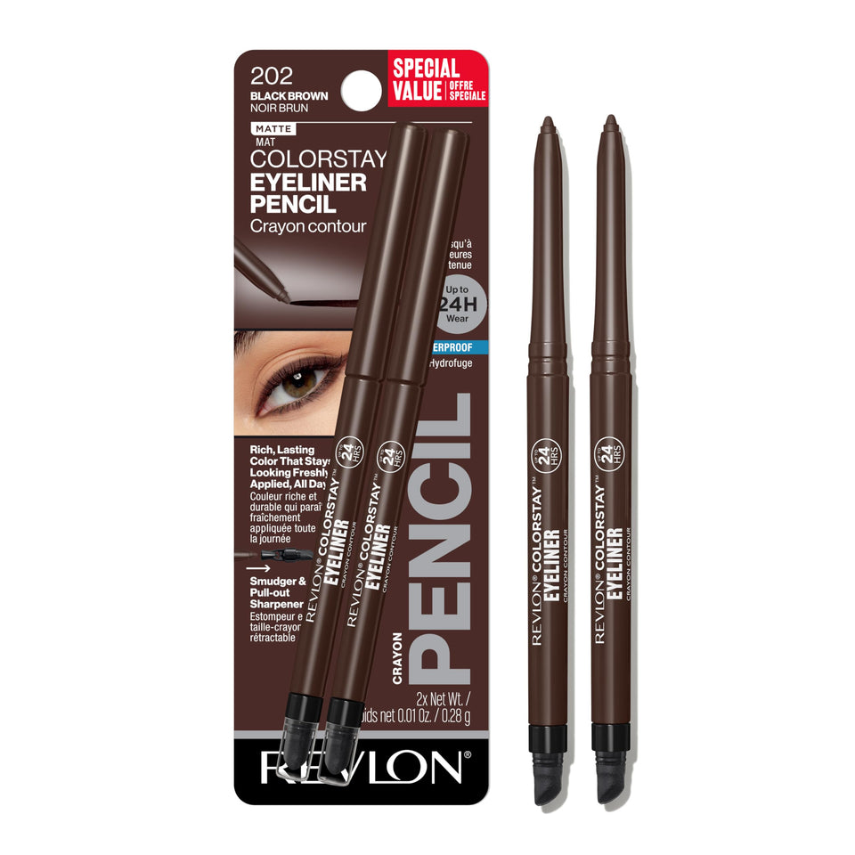 Revlon ColorStay Pencil front packaging shows product and shade for easy purchase