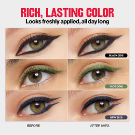 Revlon ColorStay Pencil texture swatch highlighting smooth matte application