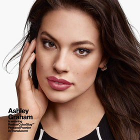 Revlon ColorStay powder close-up texture highlighting fine-milled finish for smooth blendability benefit