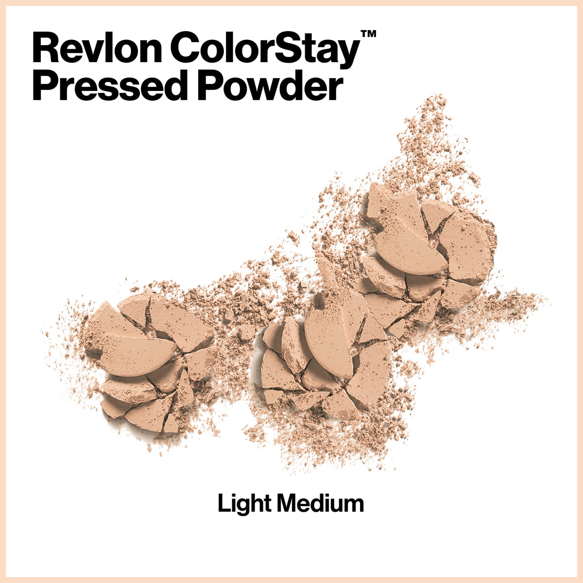 Revlon ColorStay powder surface close-up showing smooth texture and matte benefit