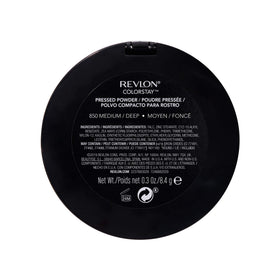 Revlon powder size comparison beside a hand for travel convenience