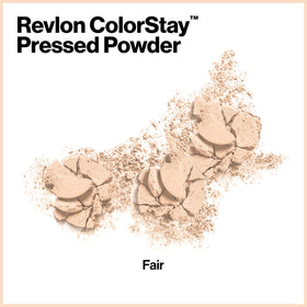 Revlon powder texture close-up showing smooth matte finish and blendability
