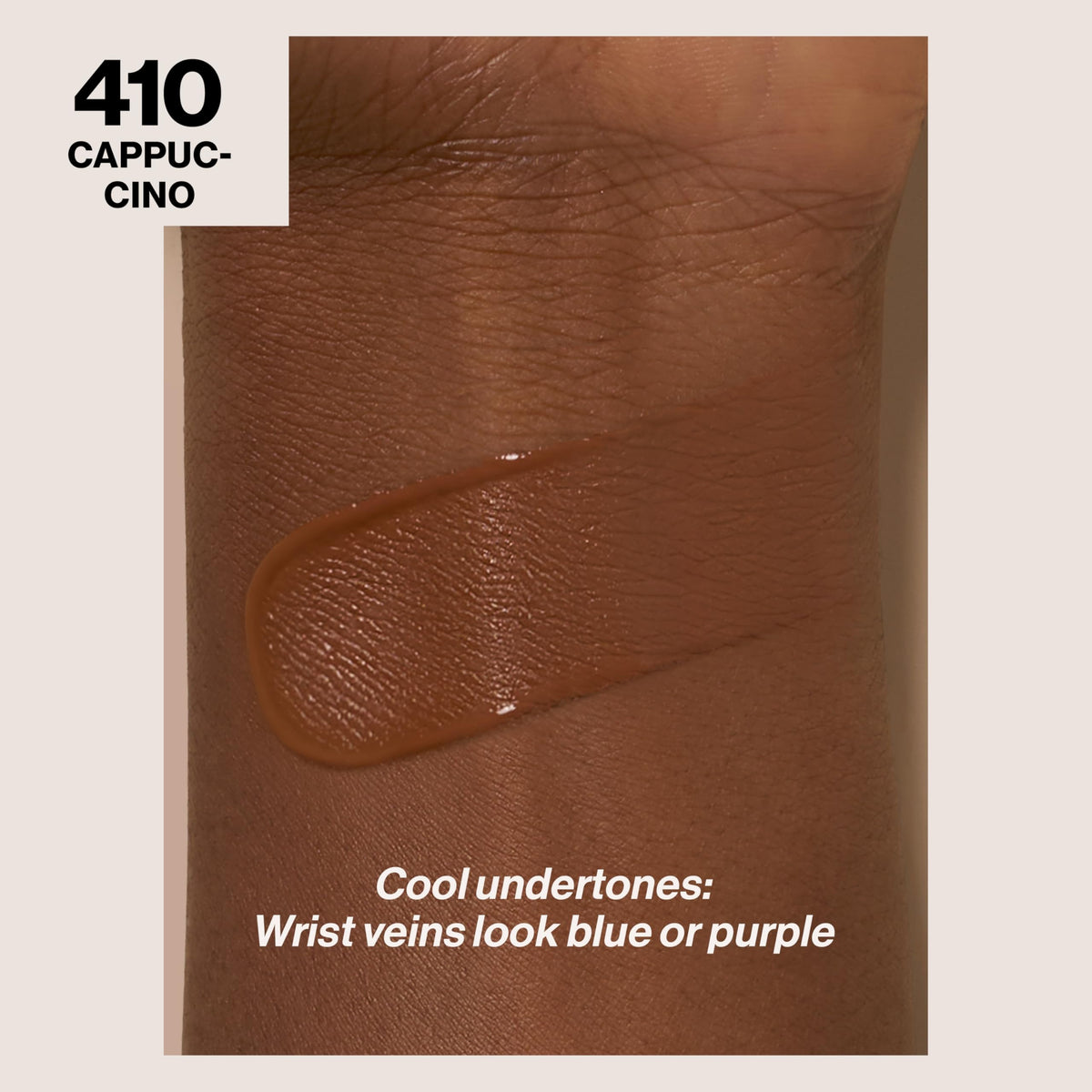 Revlon ColorStay pump dispense close-up demonstrating convenient controlled application