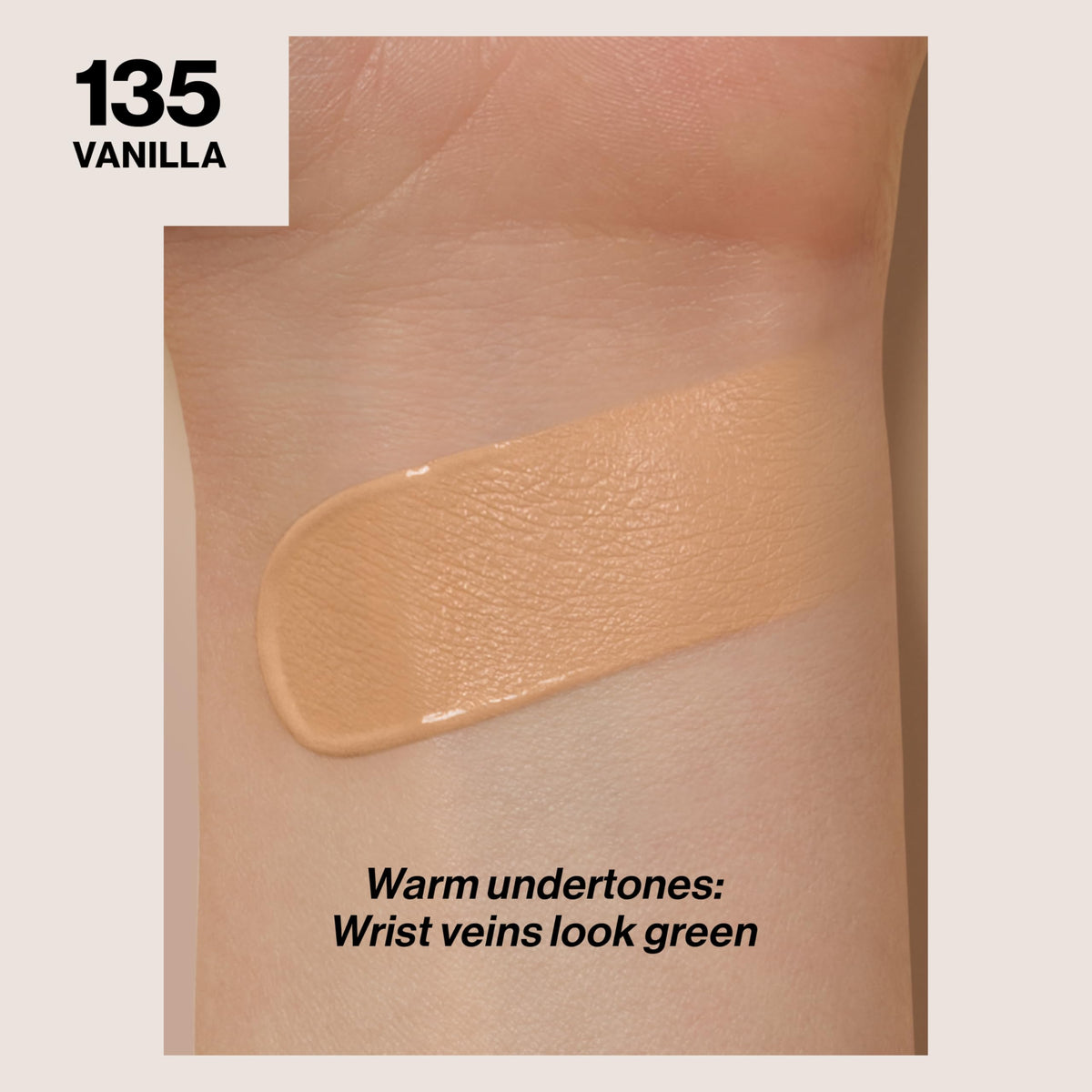 Revlon ColorStay pump dispensing foundation highlighting smooth, blendable texture