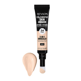 Revlon creamy concealer texture close-up demonstrating smooth blendability