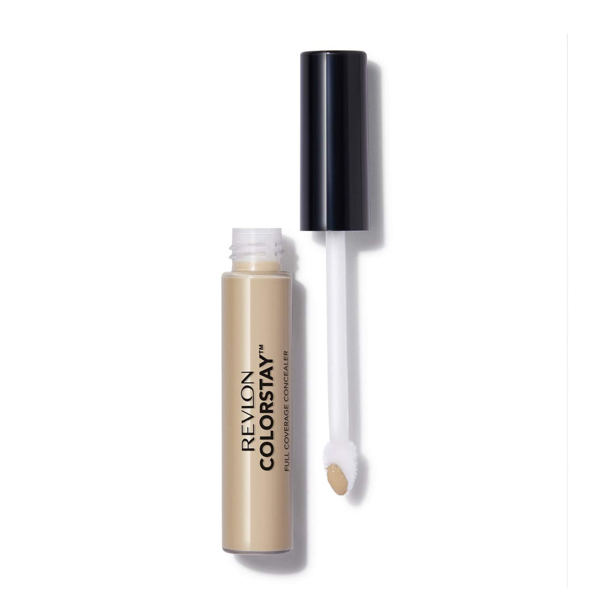 Revlon ColorStay stick front view showing compact design and easy application benefit