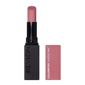 Revlon ColorStay Suede Ink front packaging showing shade and finish