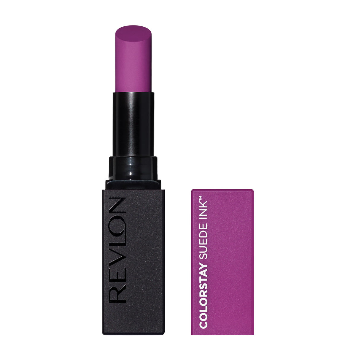 Revlon ColorStay Suede Ink front packaging showing shade and branding