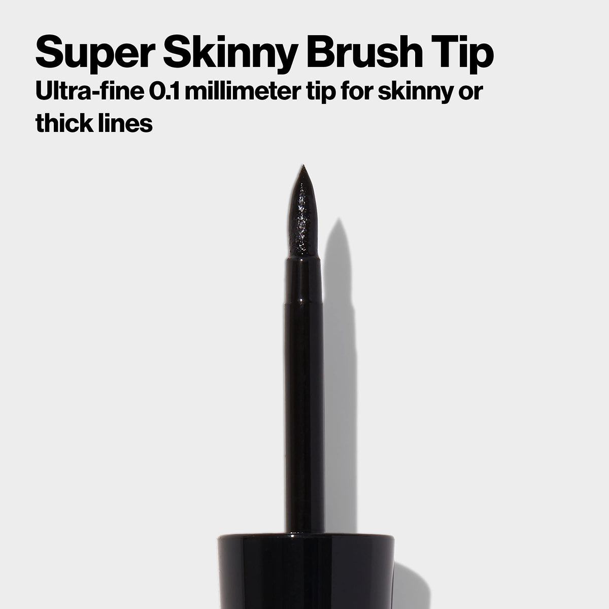 Revlon colorstay ink stroke texture demonstrating rich black payoff