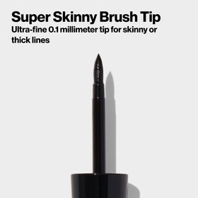 Revlon colorstay ink stroke texture demonstrating rich black payoff
