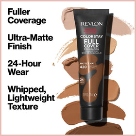 Revlon ColorStay whipped-mousse texture close-up showing blendable, lightweight finish