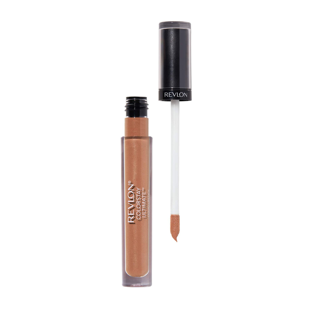 Revlon wear test on lips showing lasting color through activity