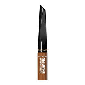 Revlon ColorStay front packaging showing Warm Brown 351 and product benefits