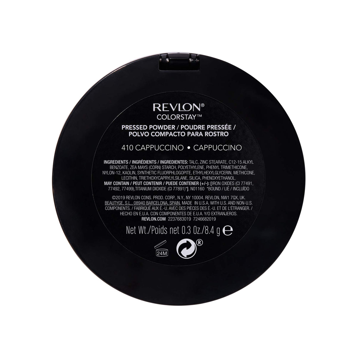 Revlon ColorStay alongside foundation and concealer demonstrating layering for longer wear benefit