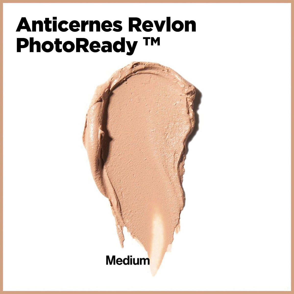 Revlon concealer creamy texture swipe demonstrating blendability and smooth finish