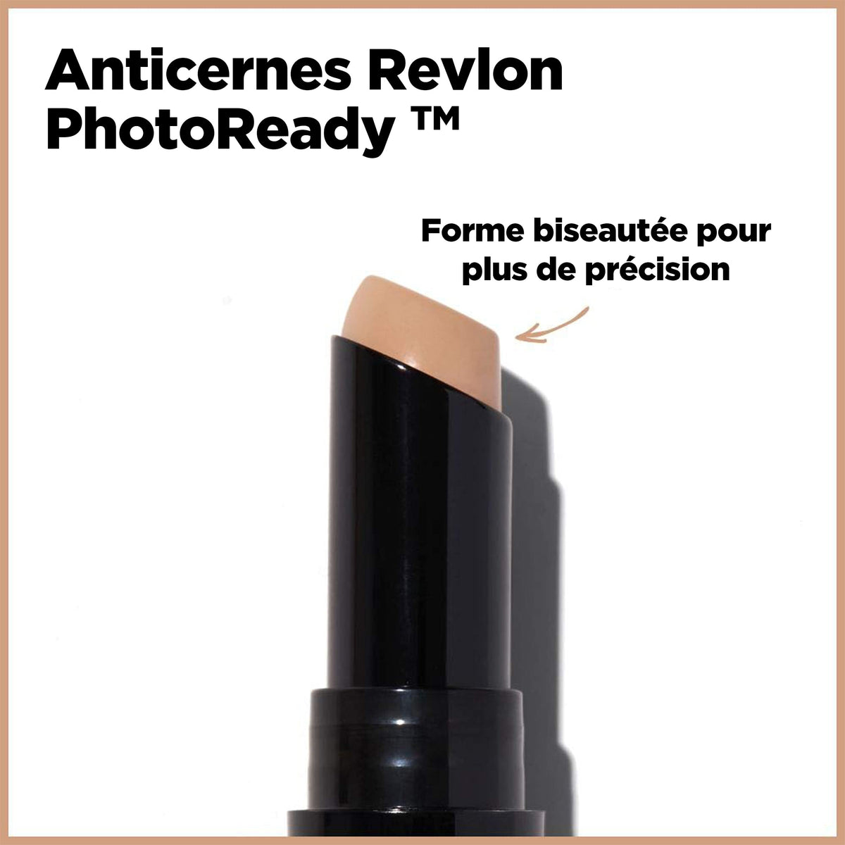 Revlon concealer stick in hand for scale and travel-friendly portability benefit
