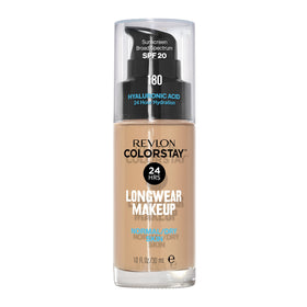 Revlon front packaging showing 180 Sand Beige and SPF 20 benefit