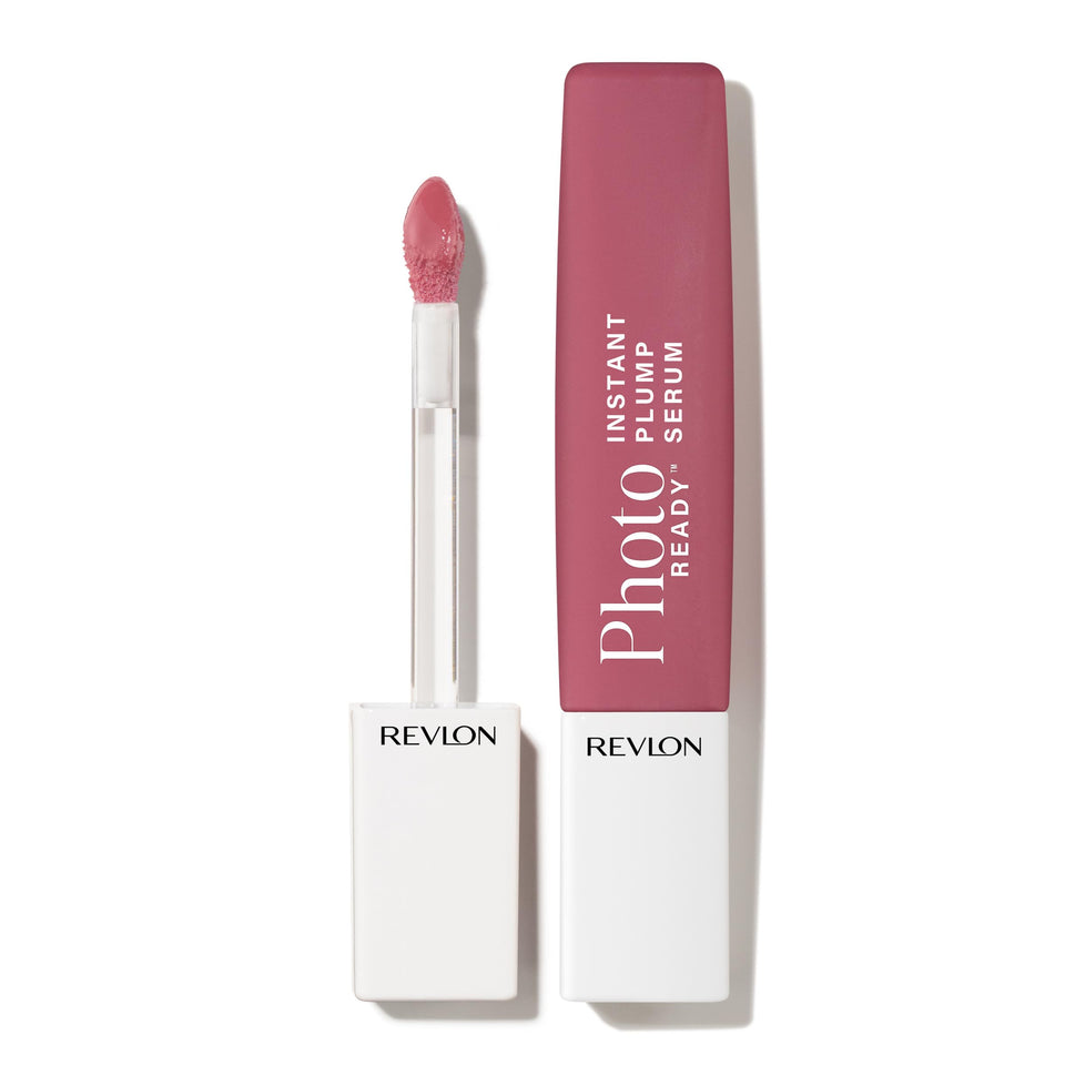 Revlon front packaging lip serum 009 Lip Floaties showing glossy tube and label benefit instant plump