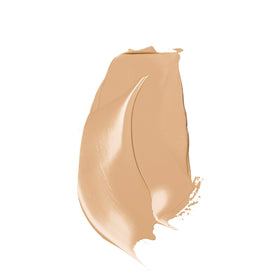 Close-up texture swipe of Revlon foundation showing whipped mousse finish and smooth blendability
