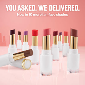 REVLON boxed and unboxed products in a styled group shot for gifting and display