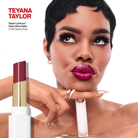 REVLON close-up of balm texture showing creamy, non-sticky formula benefit