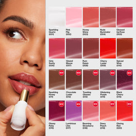 REVLON purse flatlay styled with product showing everyday portability advantage