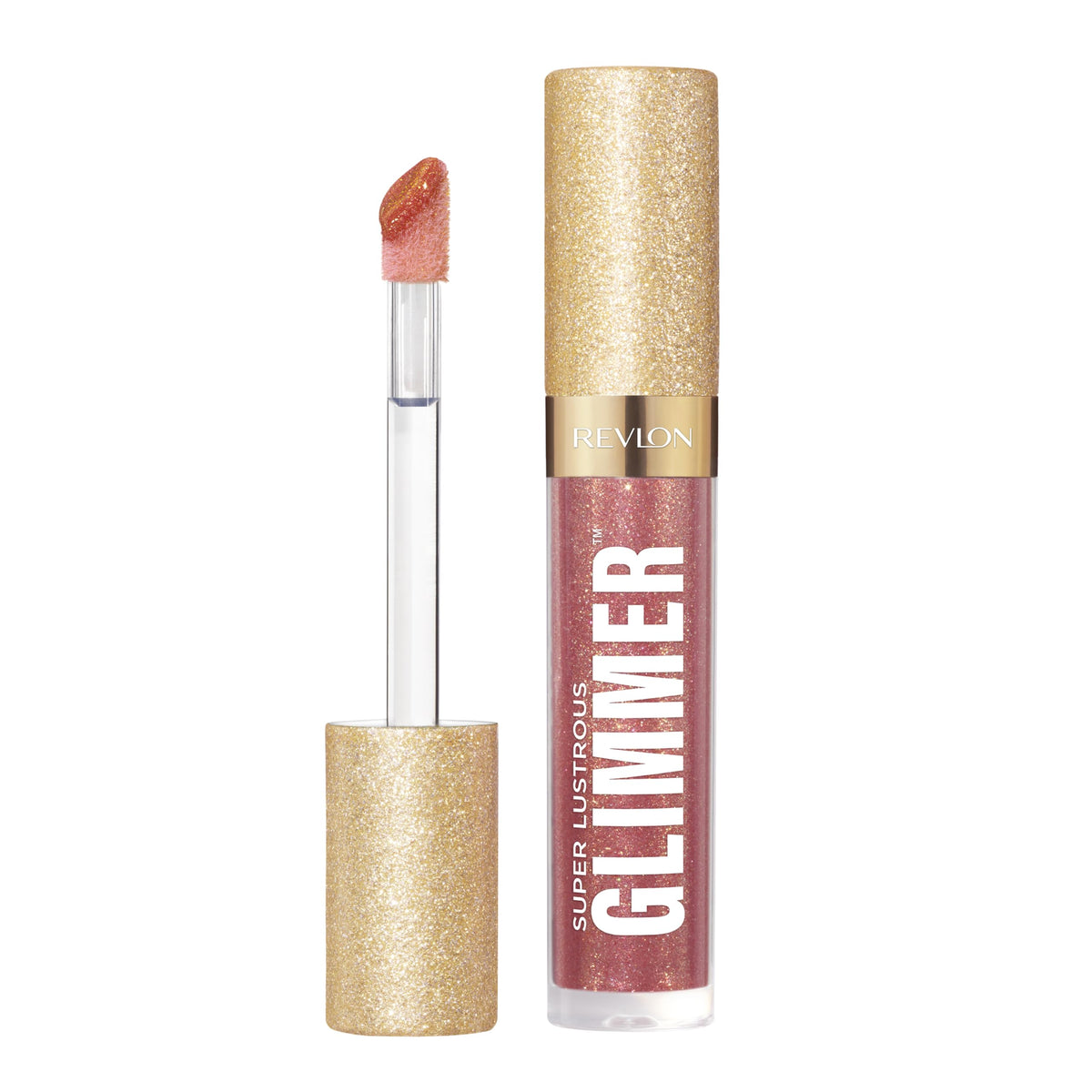 REVLON front packaging showing gloss tube and shade for easy identification