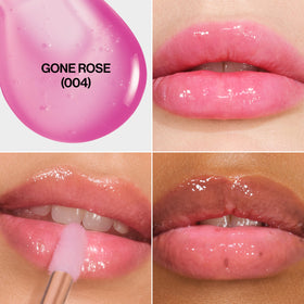 REVLON close-up plush applicator delivering precise, even lip oil application