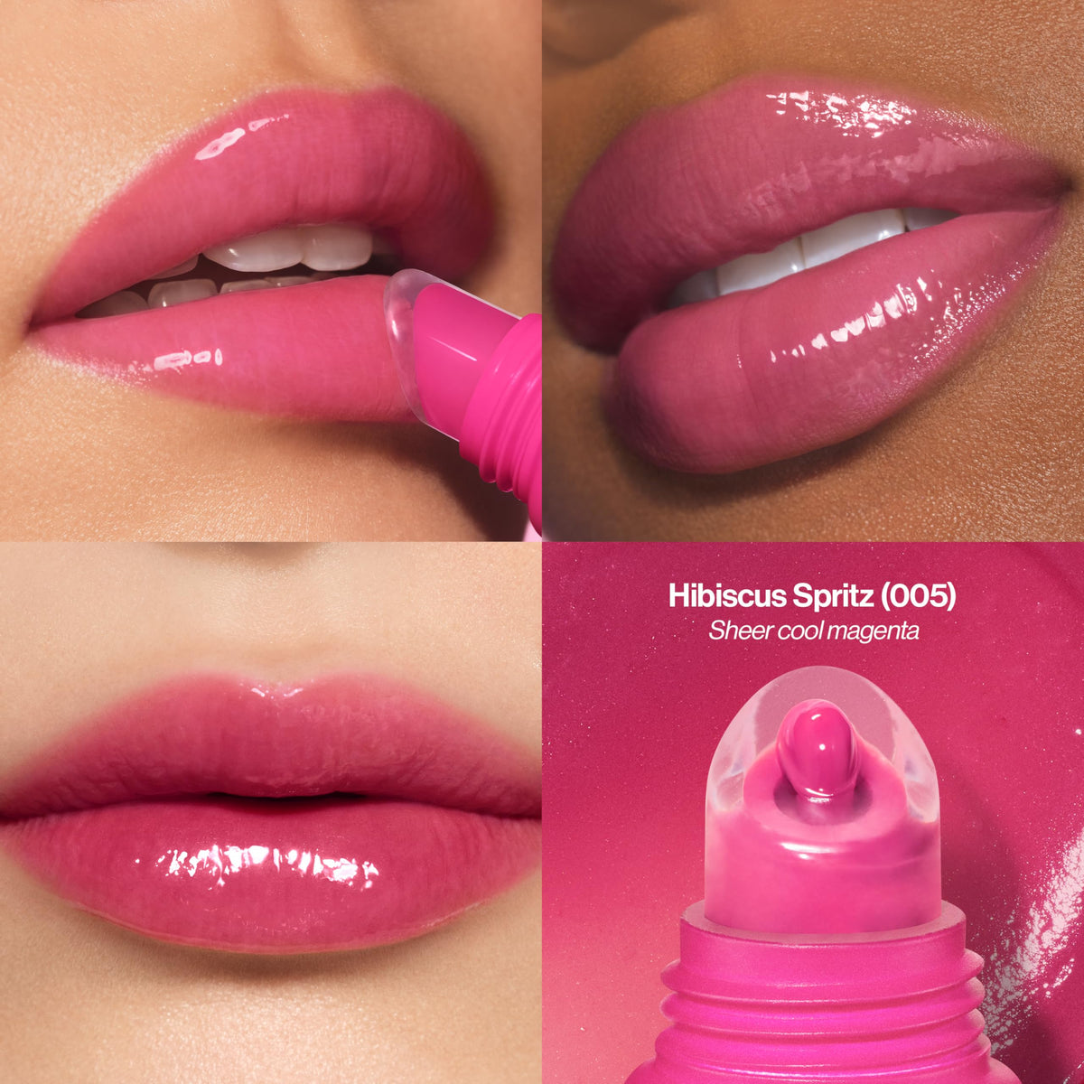 Revlon Glimmer silicone applicator close-up for even, smooth application