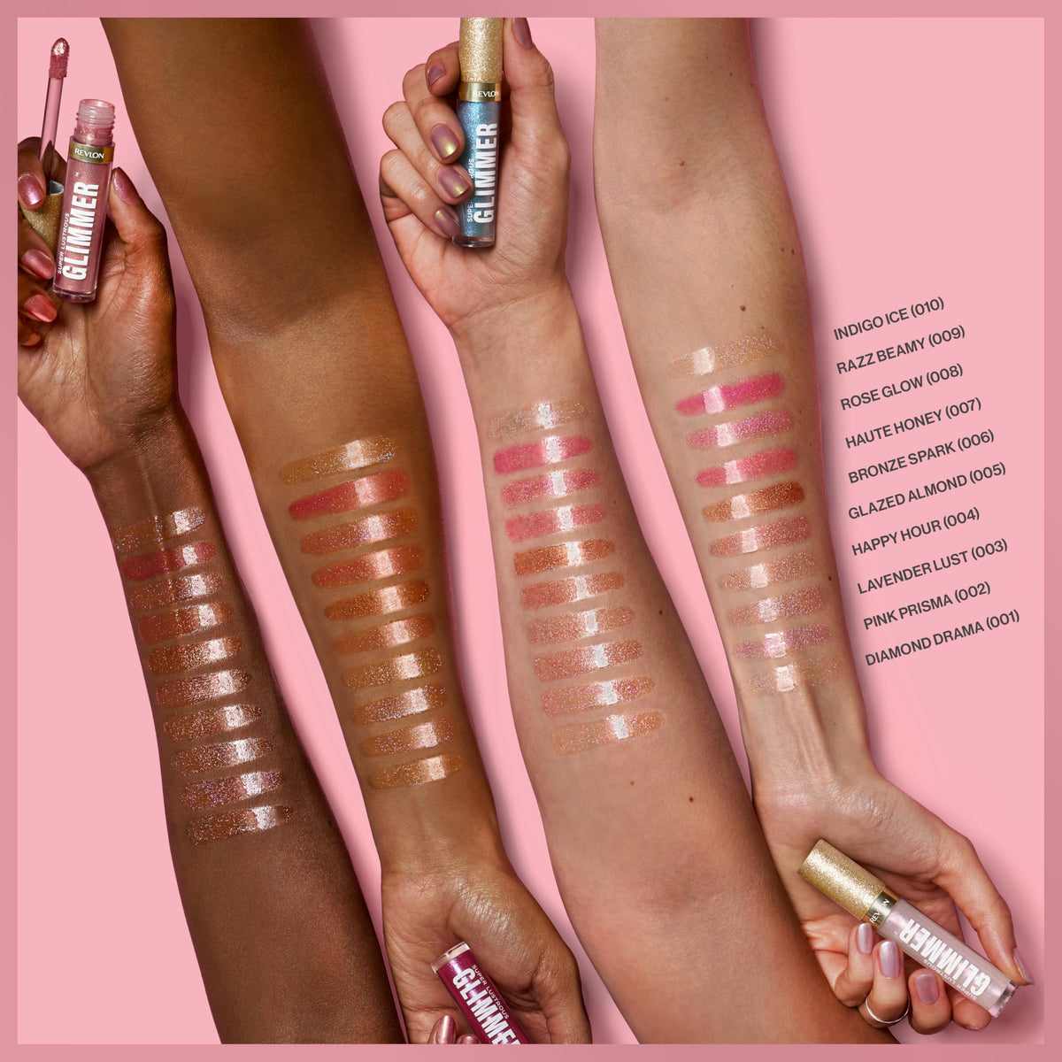 REVLON botanical ingredients display highlighting nourishing hydration benefit