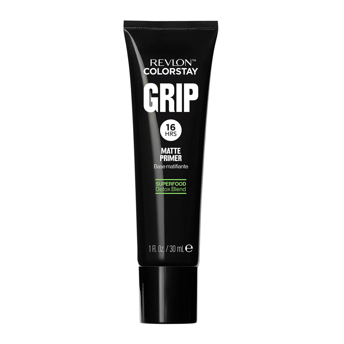 Revlon ColorStay GRIP primer front packaging shows label and benefit