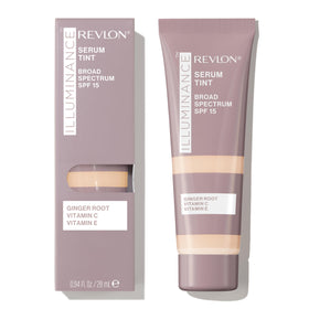 Revlon Illuminance front packaging showing bottle and label benefits