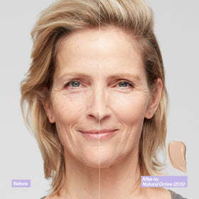 Revlon lifestyle bathroom vanity image showing product in routine and morning-ready hydration benefit