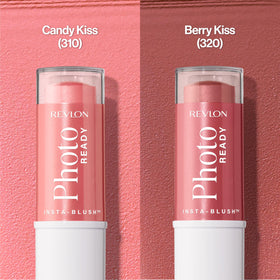 Revlon PhotoReady Insta-Blush being applied to cheek showing quick, natural-looking flush benefit