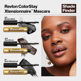 Revlon model eye look showing dramatic length and everyday wear