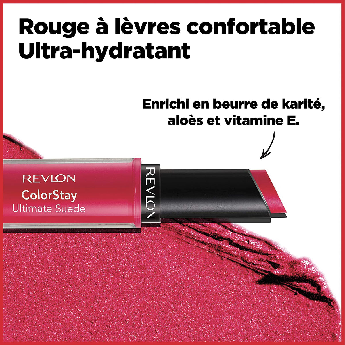 REVLON lipstick in evening outfit setting illustrating longwear performance for nights out