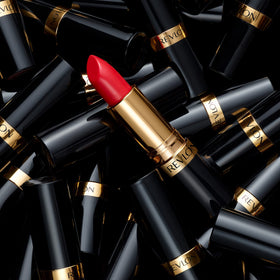 Revlon lipstick with lip balm prep showing hydrated application benefit