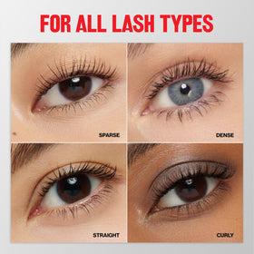 Revlon ColorStay mascara water resistance test showing no smudging after splashes