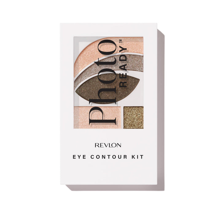 Revlon compact front view showing palette branding and sleek case for travel