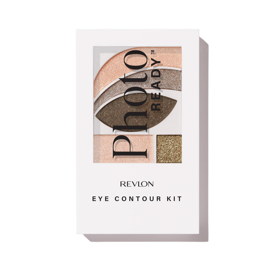 Revlon compact front view showing palette branding and sleek case for travel