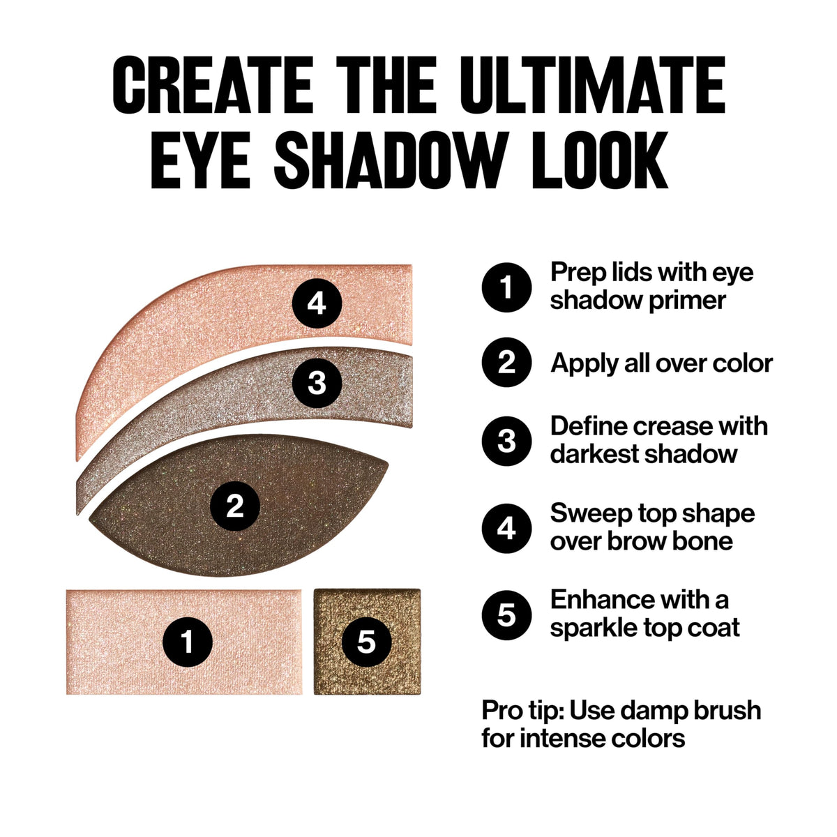 Revlon applied on eye showing smoky gray shimmer for dramatic definition