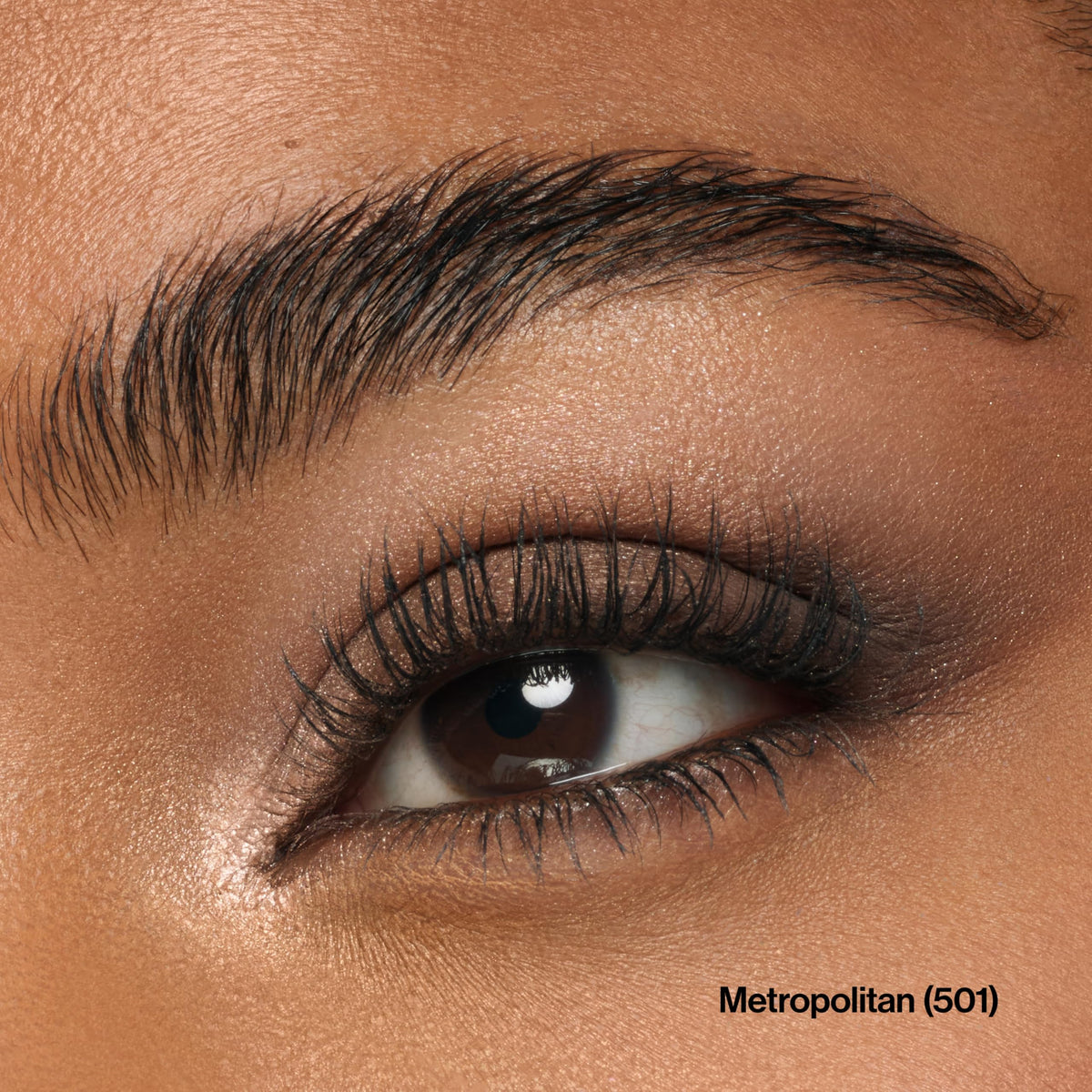 Revlon close-up swatches showing shadow texture and wet versus dry payoff