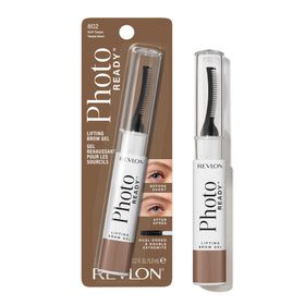 Revlon PhotoReady front packaging showing tinted brow gel benefits
