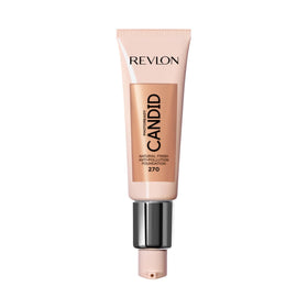 Revlon bottle front packaging showing shade label and pump for easy dosing