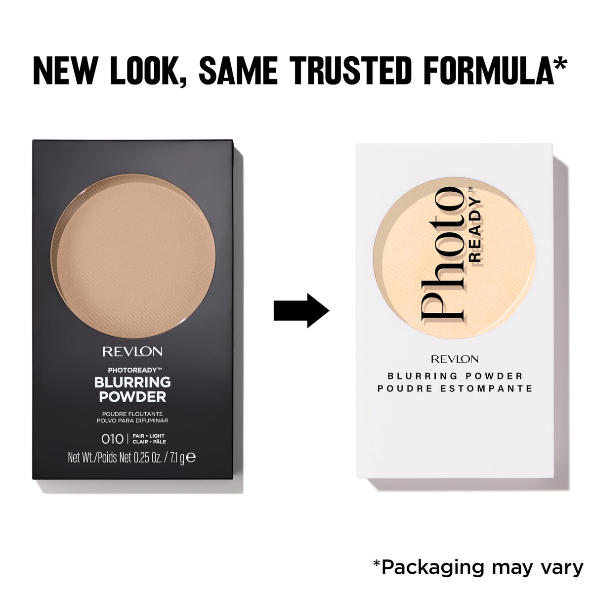 Revlon PhotoReady compact in hand demonstrating portable size and secure lid