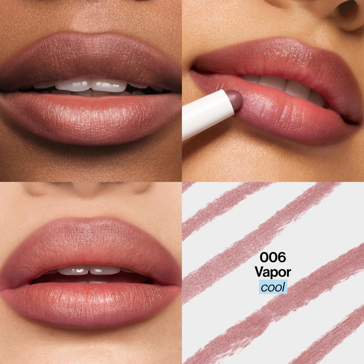 REVLON PhotoReady domed tip close-up demonstrating curved applicator for smooth overlining and comfort