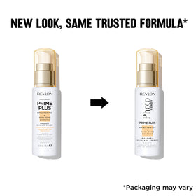 REVLON PhotoReady primer applied to cheek demonstrating even makeup base