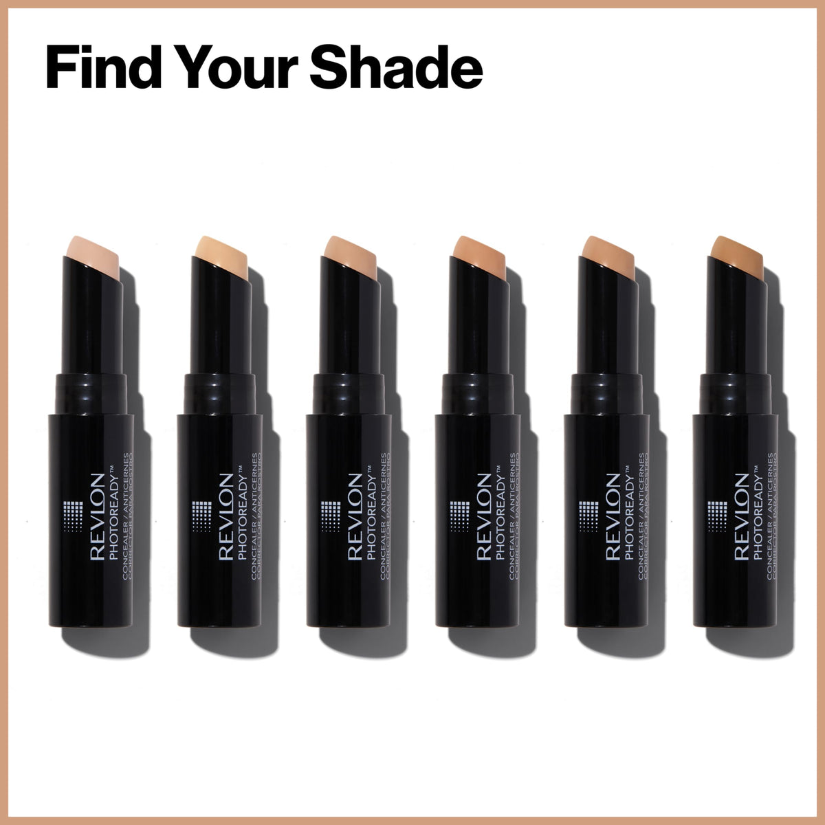 Revlon PhotoReady shade 003 Light Medium label visible for shade selection