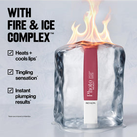 REVLON product beside ruler showing compact 0.25 fl oz size